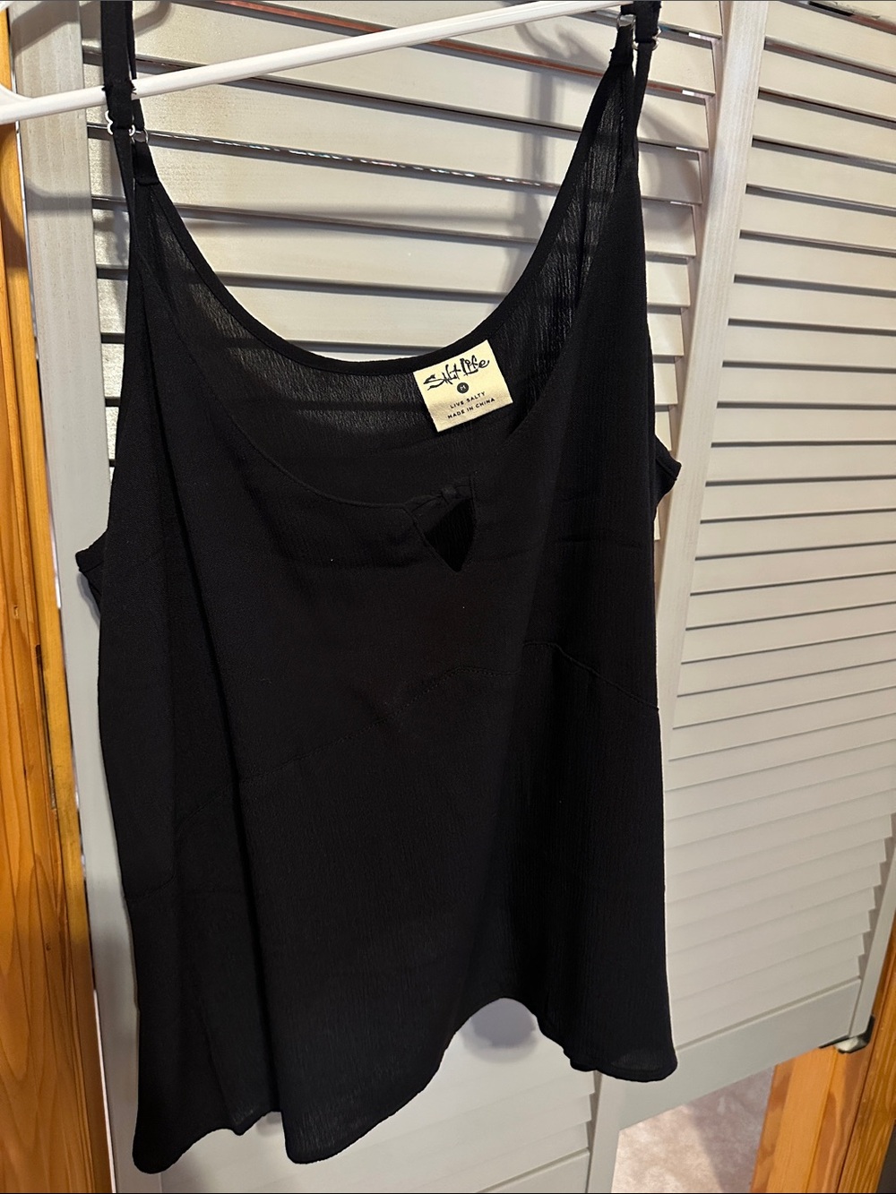 Black Lightweight Tank Top
